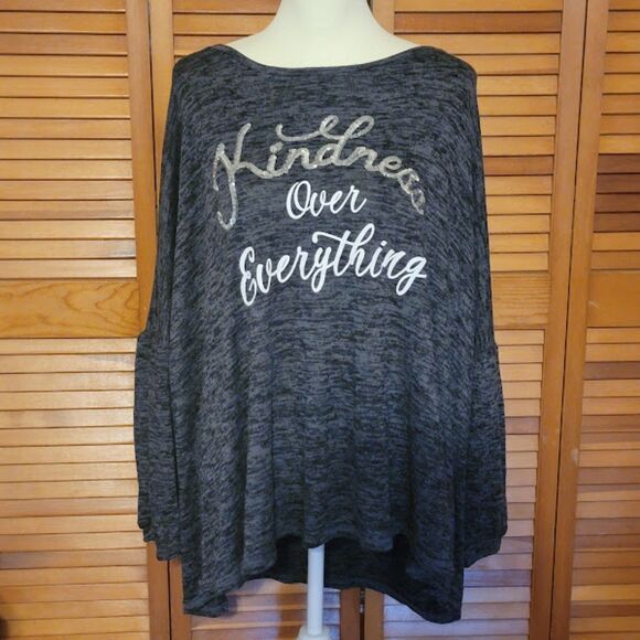 Cato Tops - Cato Kindness Over Everything Top 26/28W top
